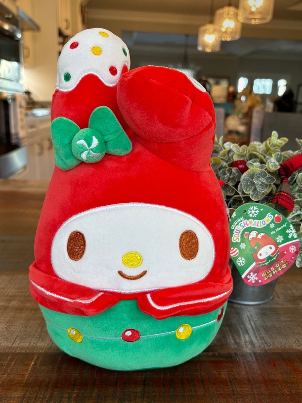 NEW Squishmallows HELLO KITTY & FRIENDS “My Melody” Holiday PLUSH!